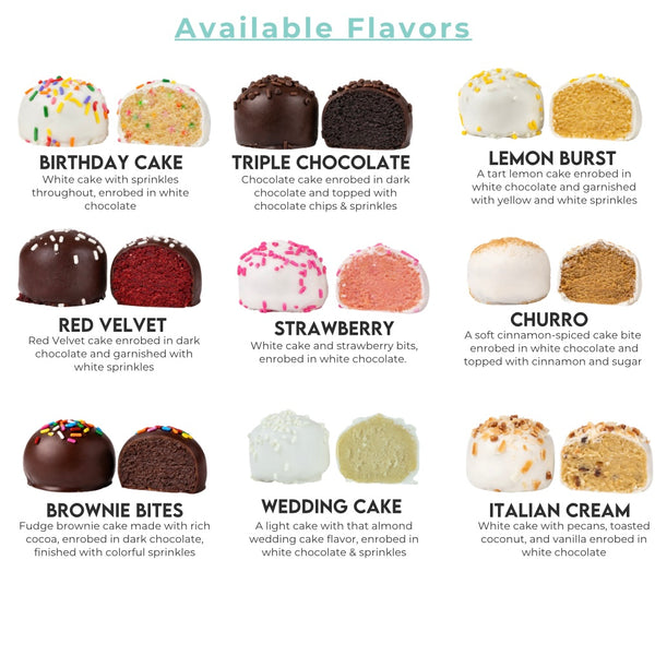Best Cake Ball Party Favor Flavors Shipped Nationwide from Pie in the Sky Pie Company
