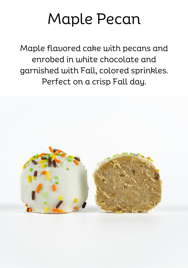 Maple Pecan Cake Balls 1.2oz - 72/case
