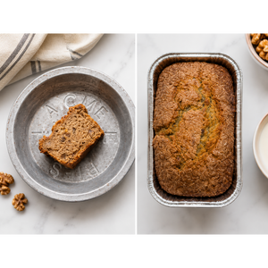 Freshly baked banana bread loaf from Pie in the Sky Pie Co., available for nationwide delivery