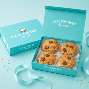 Best gourmet cookies shipped nationwide in premium gift box and perfect for gifting, corporate gifts, birthday gifts, treating yourself, or any occasion from Pie in the Sky Pie Company 