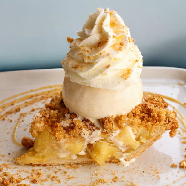 the best apple pie with ice cream recipe from Pie in the Sky Pie Co