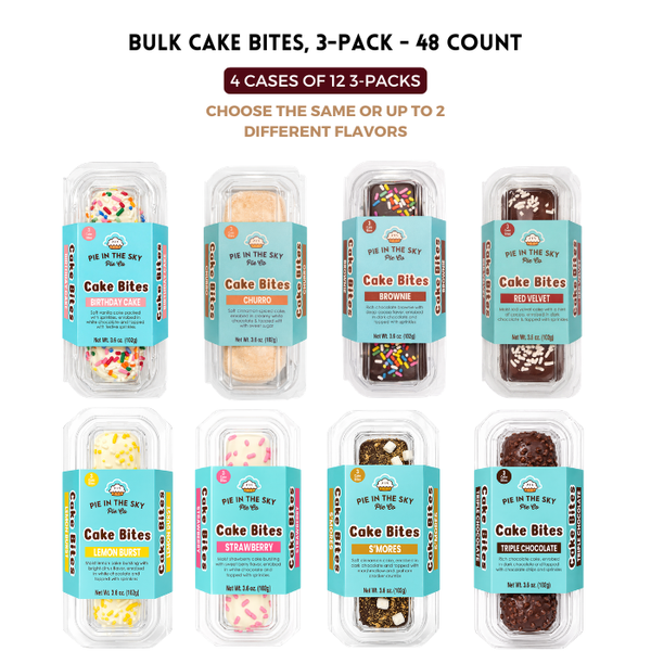 Bulk Cake Bites, 3-Pack - 48 Count