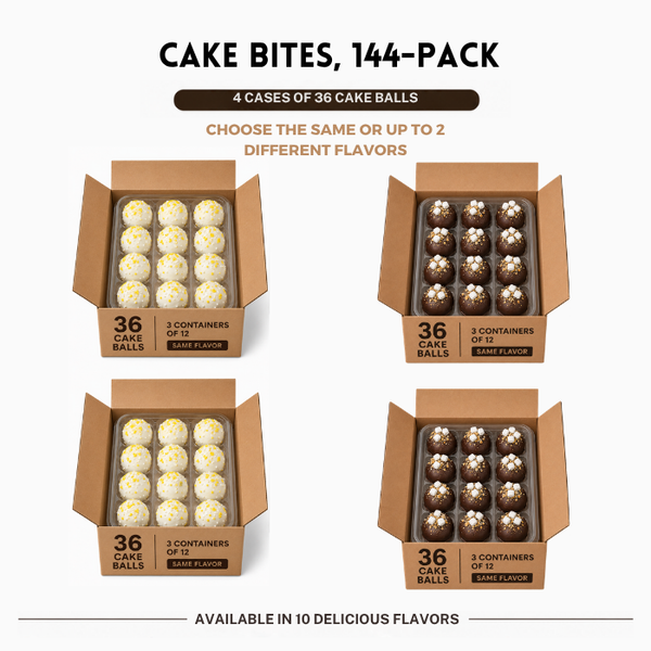 Bulk Cake Balls - 144 Count