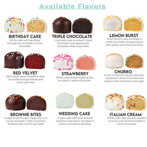 Best Cake Ball Party Favor Flavors Shipped Nationwide from Pie in the Sky Pie Company