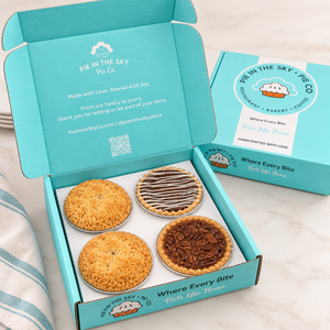 Best mini pies shipped nationwide from Pie in the Sky Pie Co. for birthdays, corporate gifts, thank-yous, or just because.