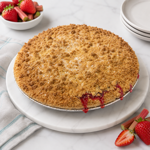 Whole 9-inch Strawberry Rhubarb handcrafted by Pie in the Sky Pie Co.