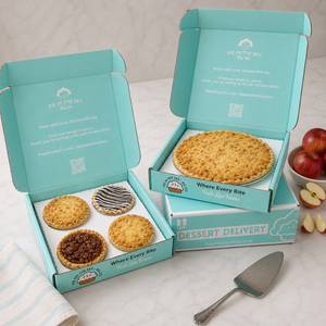 Full-size pie and mini pie gifts delivered nationwide for birthdays, holidays and special occasion gifts