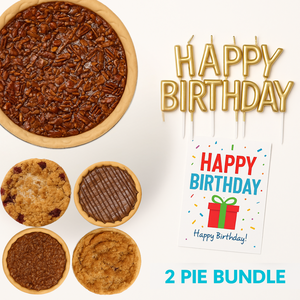 birthday pie delivery nationwide with mini pies and whole pies gift box